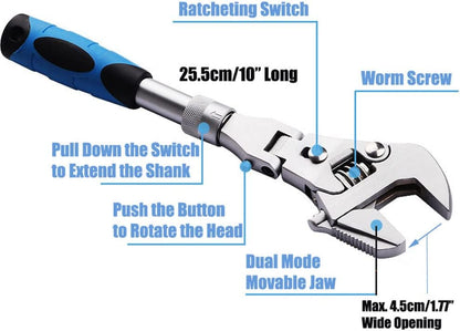 3-in-1 Adjustable Ratchet Wrench