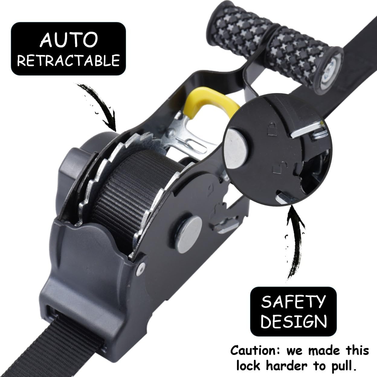 Heavy-Duty Retractable Straps